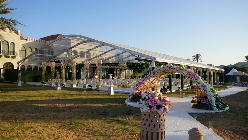outdoor tent rentals for your wedding